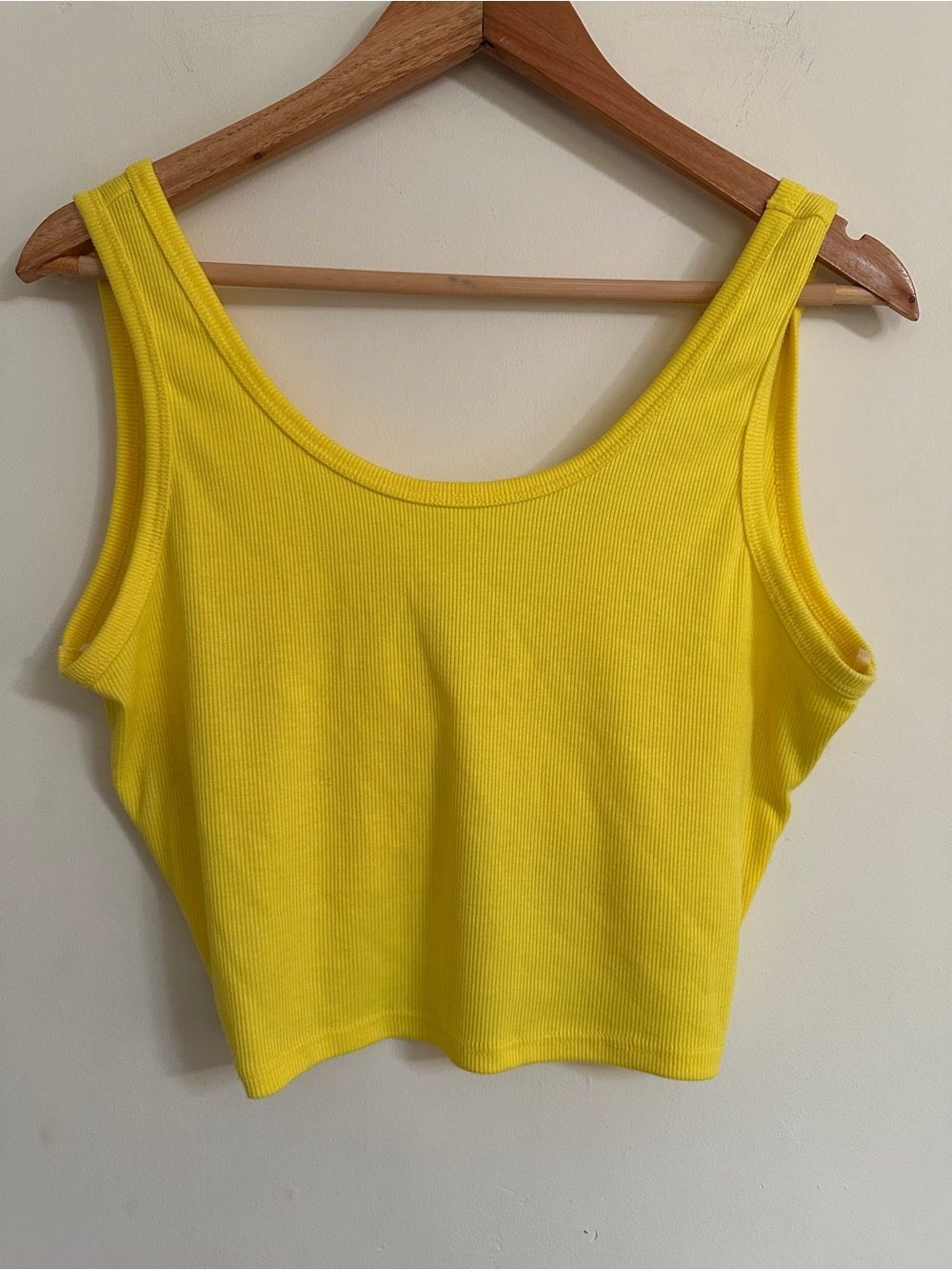 Ribbed Tank Crop Top with Twist Back